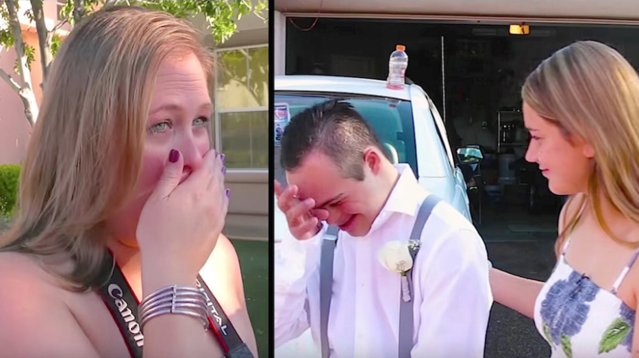 Mom loses her composure when a ‘stranger’ shows up after son gets rejected for school dance
