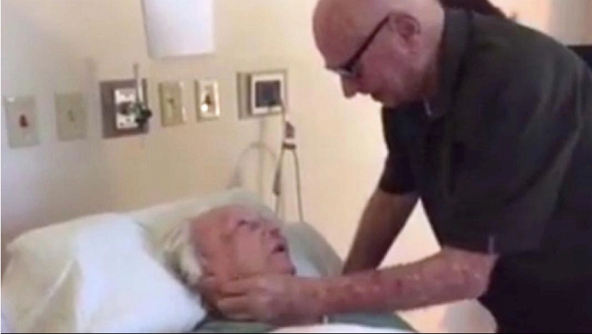 Saying goodbye after 73 years: Man’s final act for his dying wife brings tears