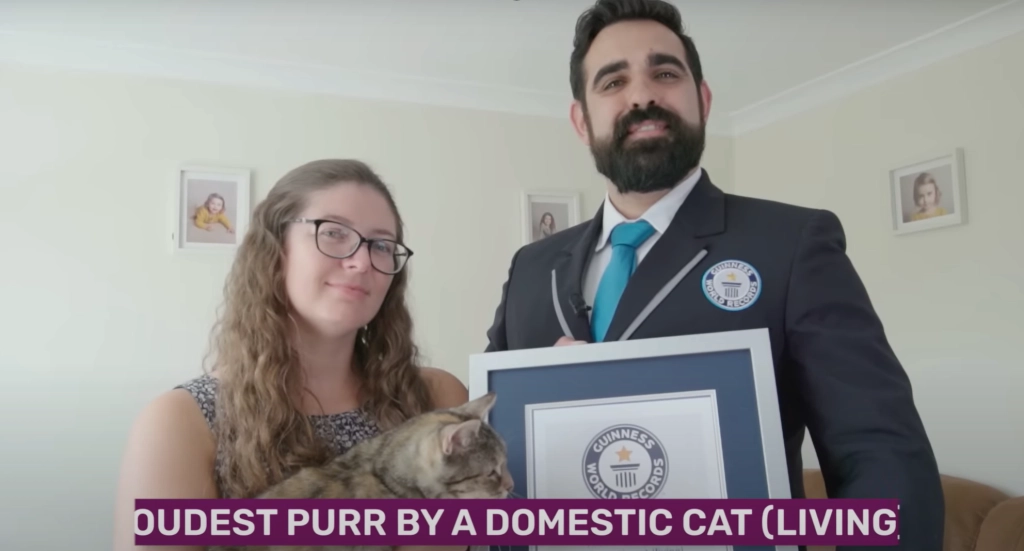 Cat breaks world record for loudest purr – Louder than a television