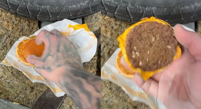 Cameron finds old McDonald’s burger in car: Disturbed by detail
