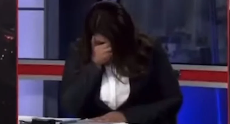 News anchor breaks down on live TV