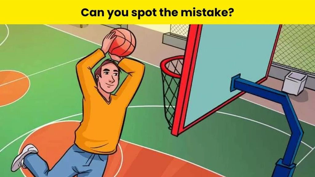 Can you find the mistake in the basketball photo in 15 seconds?