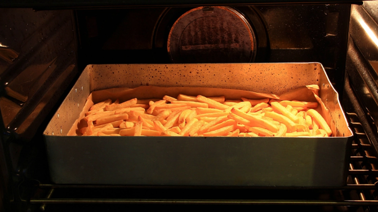 This unexpected ingredient makes your oven fries extra crispy
