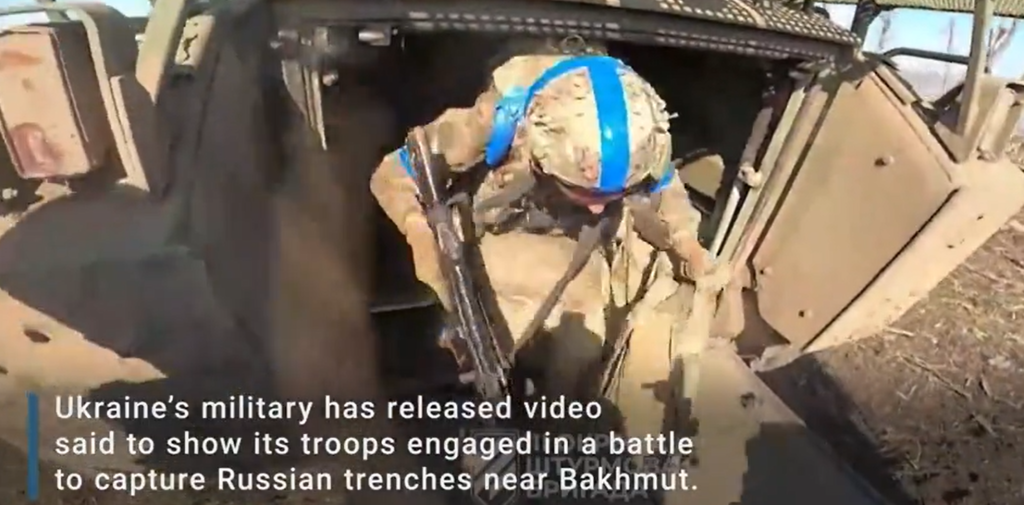 Watch Ukrainian troops in dramatic video showing raid on Russian trenches