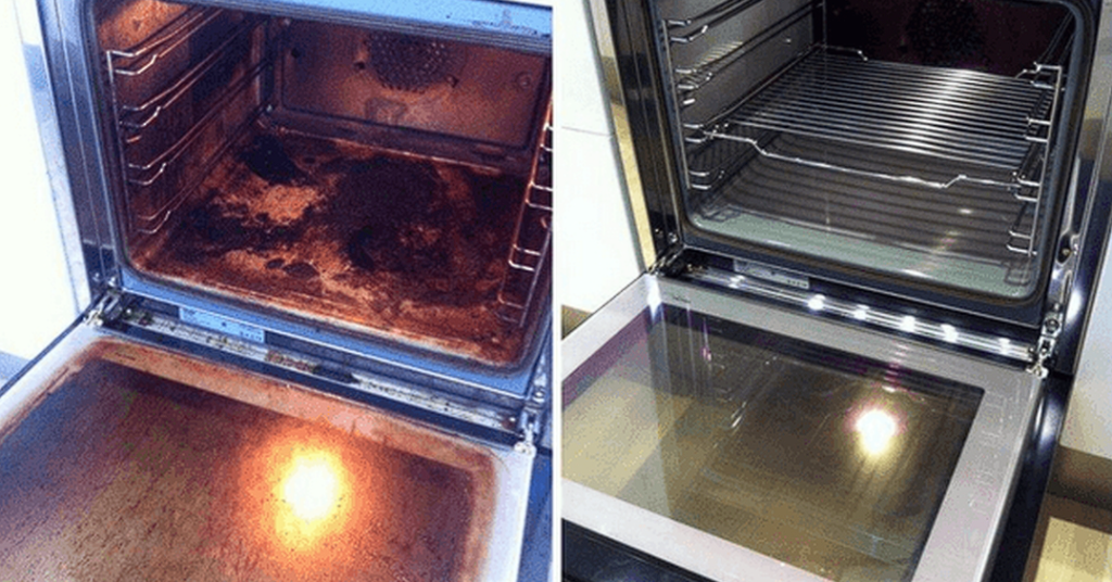 Common Fridge Staple: The Surprising Way to Clean Your Oven Door