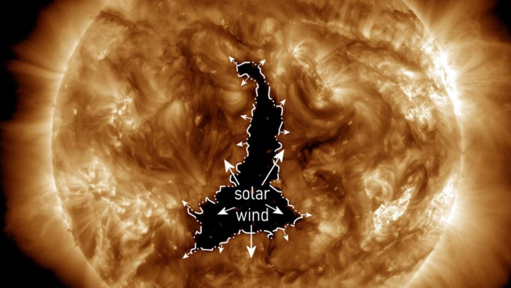 Giant Hole the Size of 60 Earths Emerges on Sun, Spewing Solar Wind