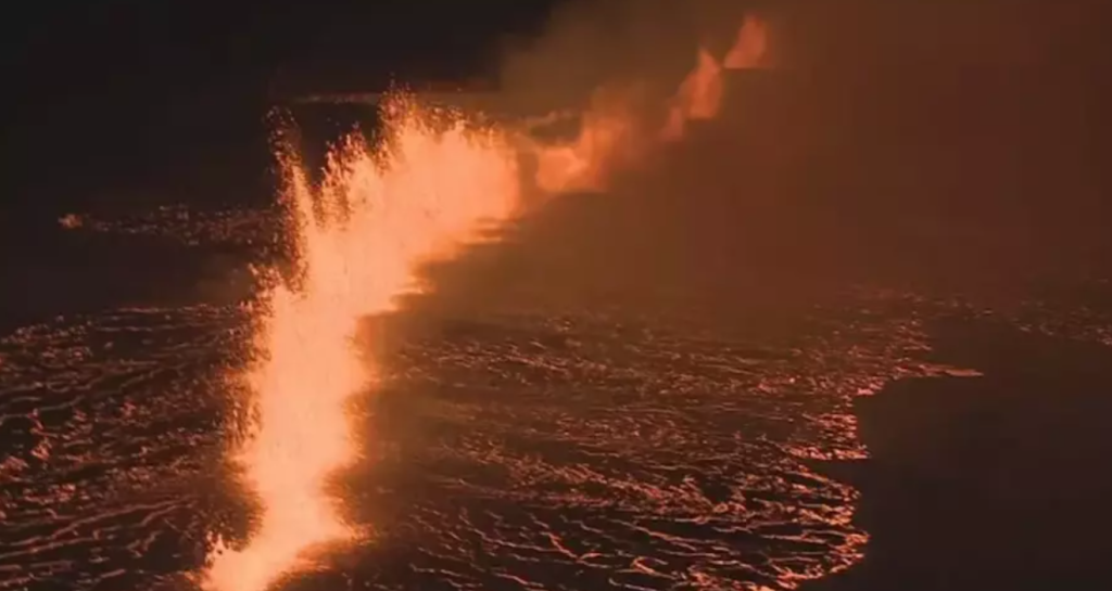 Icelandic Volcano Erupts: Watch the moment it happens
