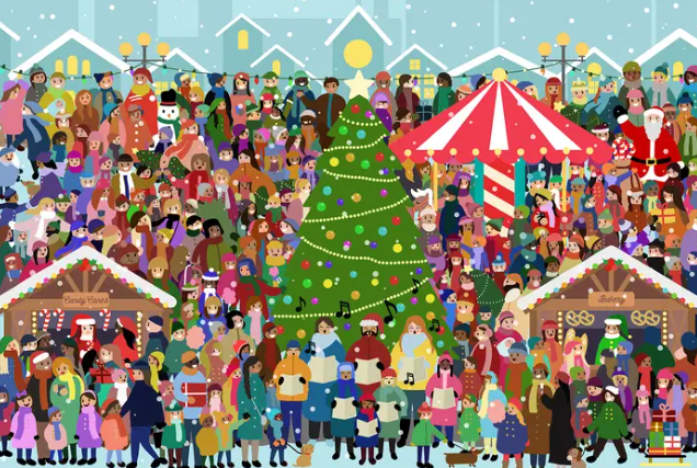 Christmas Brain Teaser: Can You Find The Angry Caroler in Less Than 3 Minutes?