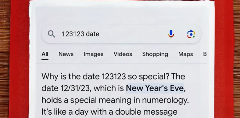 Today is New Year’s Eve, But There’s Something Particularly Special About The Date 12-31-23.