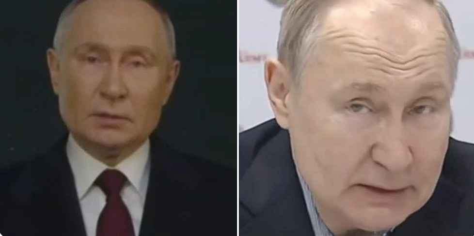 Putin In His New Year’s Eve Address and Putin On January 1st: ‘What happened to his face’?