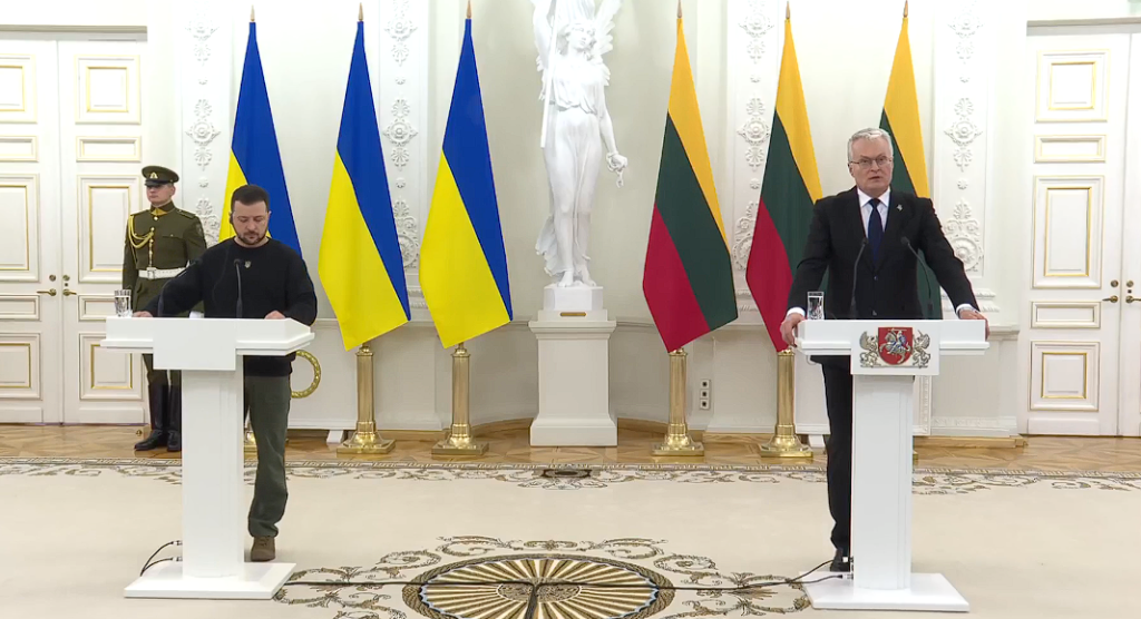 Great News from Lithuania to Ukraine During Joint Press Conference
