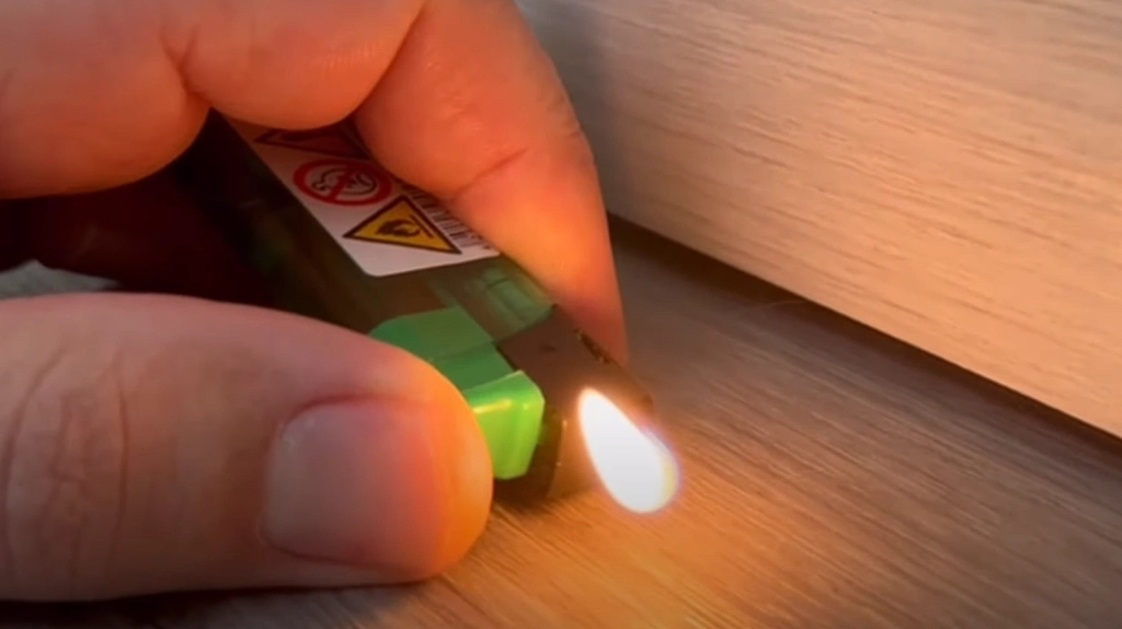 Hold a Lit Lighter Under Your Door: If the Flame Moves, You’ve Got a Problem