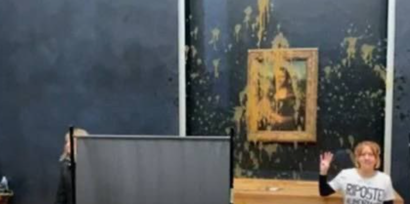 Breaking: Climate Activist Throws Soup at ‘Mona Lisa’