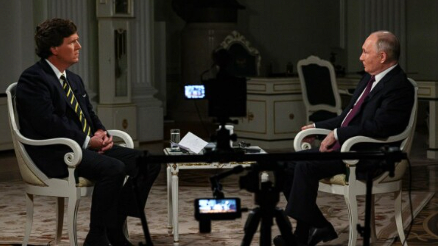 China Displeased with Tucker Carlson’s Behavior Post-Putin Interview