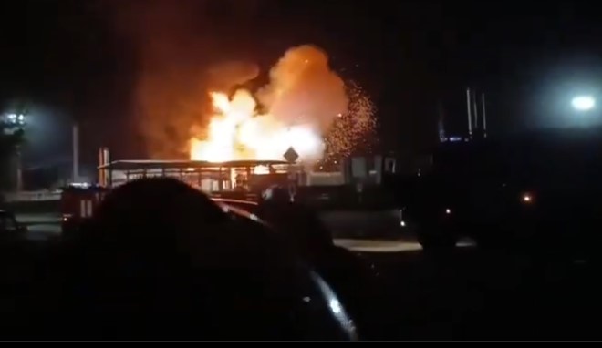 Ukrainian Drones Strike Russian Fuel Depots Near Crimea