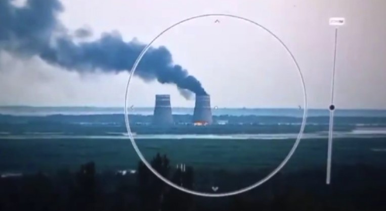 Ukraine and Russia Blame Each Other for Nuclear Plant Fire
