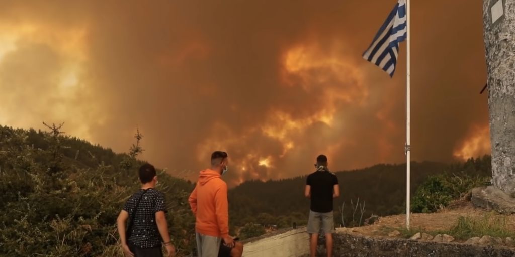 Greek Fires Extinguished: “It Was Like an Atom Bomb”