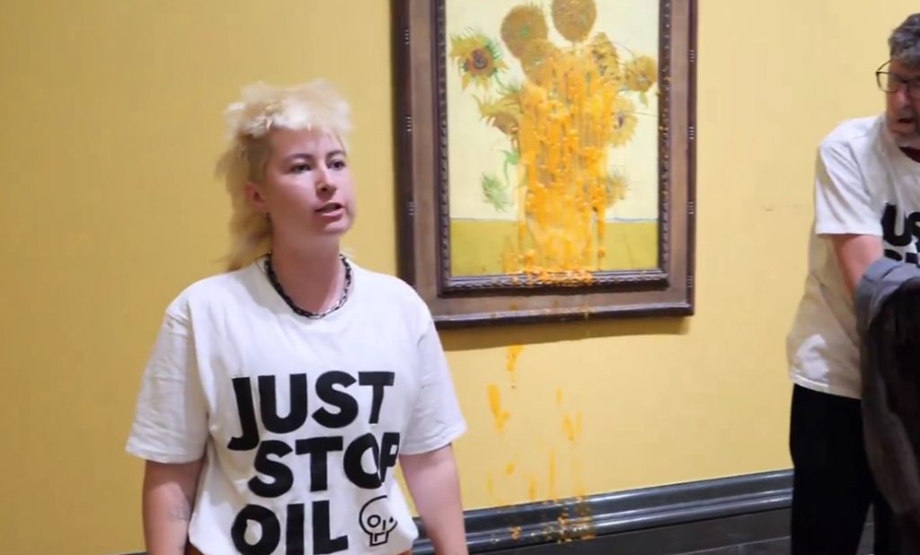Soup Protest at National Gallery Targets Van Gogh Paintings Again