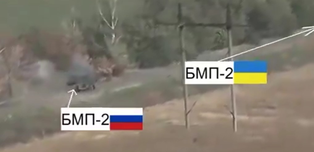 Ukrainian Forces Capture Russian BMP-2 After Intense Tank Showdown