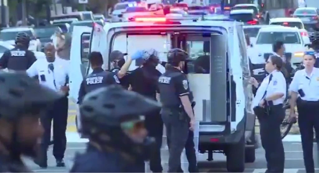 Protester Sets Himself on Fire in Washington Over Israeli Strikes in Gaza