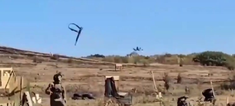 Russian Soldiers Train for Drone Combat With Shotguns and Acrobatics
