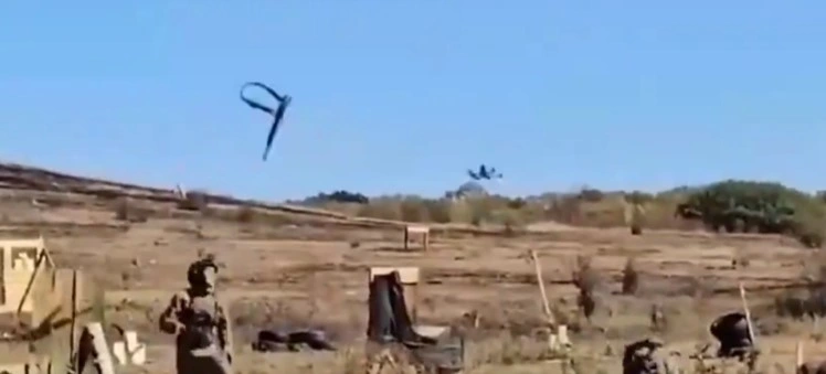 Russian Soldiers Train for Drone Combat With Shotguns and Acrobatics
