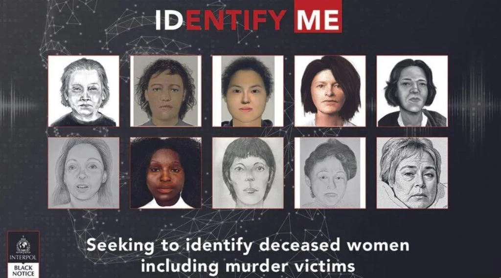 Do You Recognize Them? Interpol Seeks Public Help to Identify Murdered Women