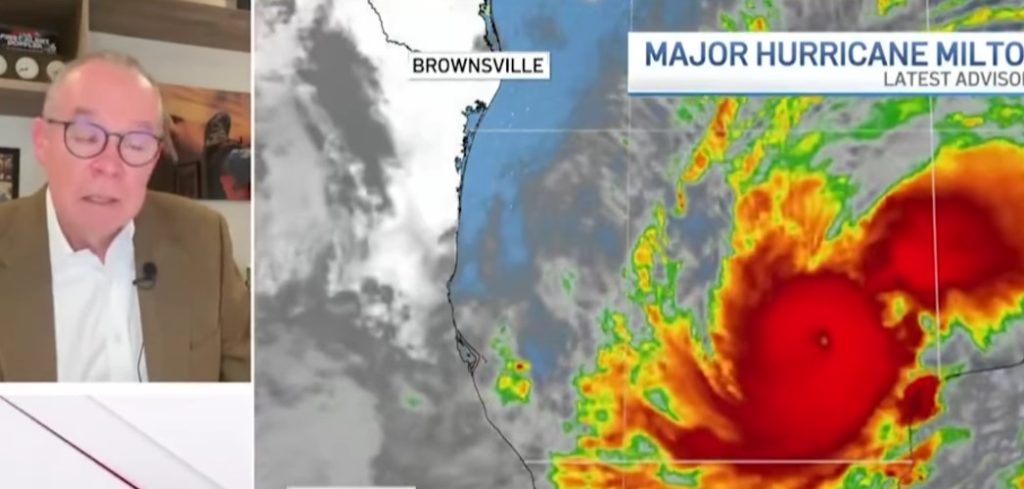 Meteorologist Breaks Down in Tears While Reporting on Hurricane Milton