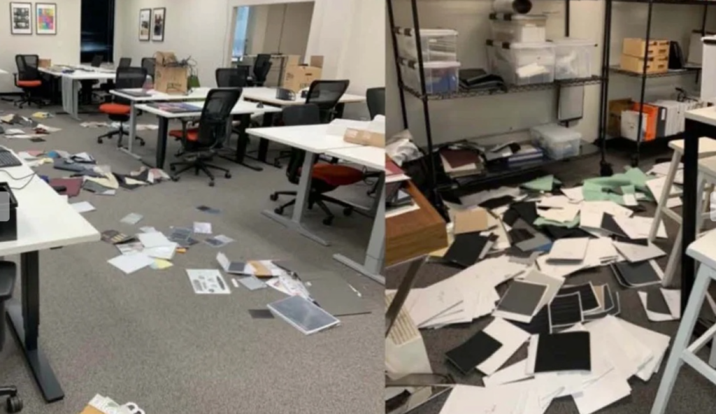 PHOTOS: Electric Car Company Leaves Headquarters in Total Chaos