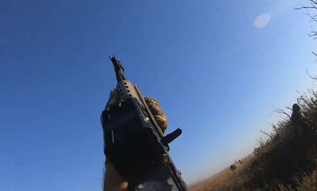 VIDEO: Russian Soldiers Retreat on All Fours as Ukrainian Drones Strike