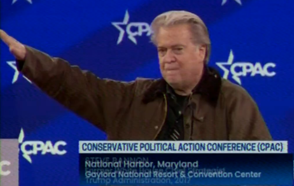 Steve Bannon Accused of Making Nazi Salute at CPAC