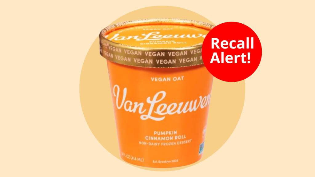 Allergy Alert: Undeclared Peanuts in Vegan Pumpkin Cinnamon Roll Frozen Dessert