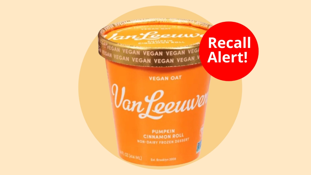 Allergy Alert: Undeclared Peanuts in Vegan Pumpkin Cinnamon Roll Frozen Dessert