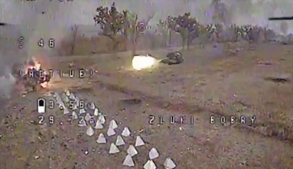 Ukrainian 28th Brigade Destroys Russian Armored Column Near Toretsk
