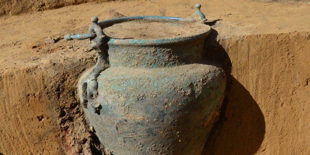 Rare Roman Vessel Found in 2,000-Year-Old Polish Burial Site