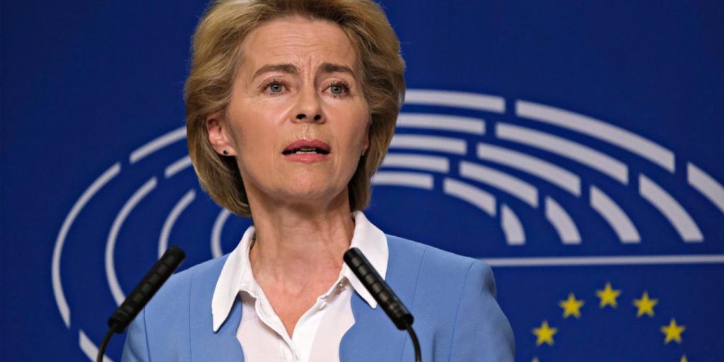 EU’s von der Leyen Condemns Iran’s Attacks on Israel, Calls for Immediate Cessation