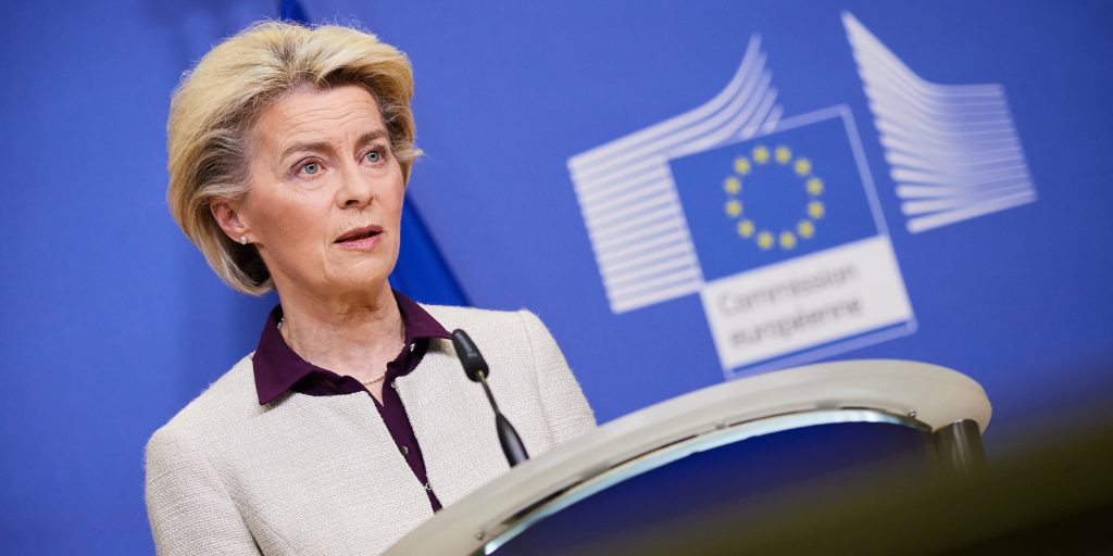 Von der Leyen Slams U.S. Tariffs as Blow to Global Economy