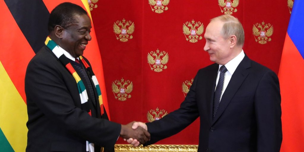 Zimbabwe’s President Seeks Deal with Russia